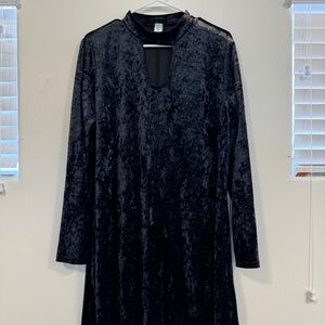 Velvet Long Sleeve Dress